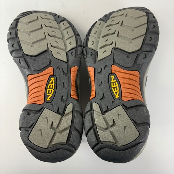 KEEN‎ Mens 7.5 Newport H2 Water Hiking Sport Sandals Gray Orange Toe Protection - Picture 5 of 7